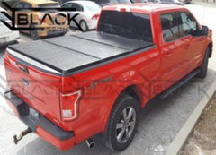 Black Series Hard Tri-fold Cover for Ford F-150 6.5ft (2004-2024). Available online only.