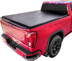 Black Series Soft Tri-Fold Tonneau Cover for Ford Ranger 5ft (2019-2022). Available online only